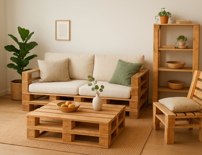 Móveis de Palete na Prática: Como Transformar Madeira em Decoração