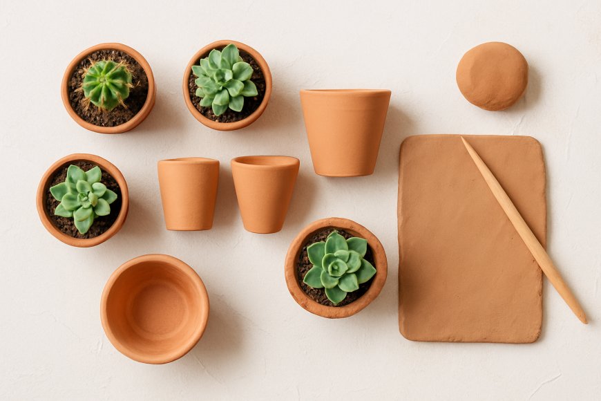 Transforme Argila em Pequenas Obras de Arte: Como Fazer Mini Vasinhos em Casa