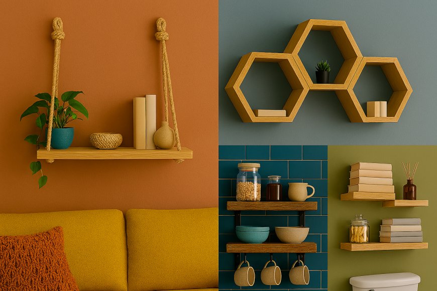 Ideias criativas de prateleiras e nichos DIY para todos os ambientes